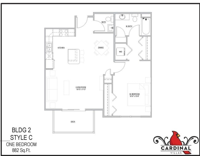 Building Photo - Spacious 1-Bedroom/1.5-Bath, unit 305, available Early July 2026!