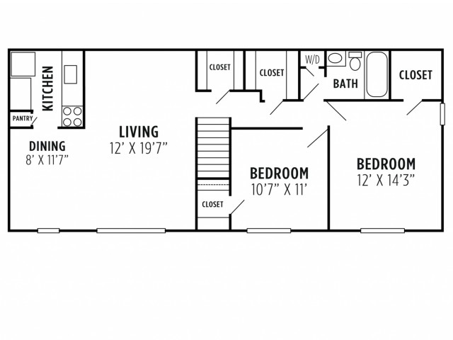 Floorplan - Woodland Plaza Apartments