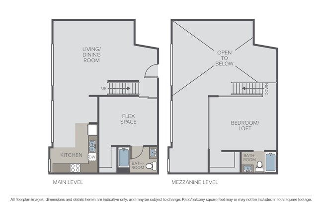 1 Bedroom, 2 Bath C - Bennett Lofts