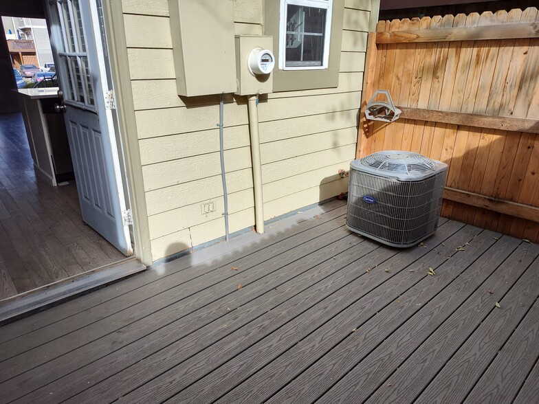 Private back patio - 1811 S Quebec Way