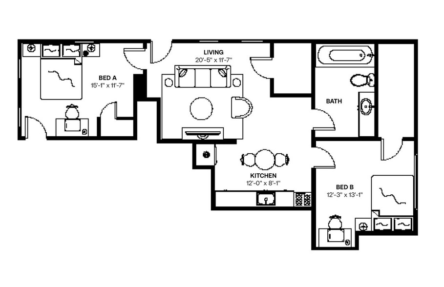 Building Photo - Private bedroom in 2 bed/1 bath Home