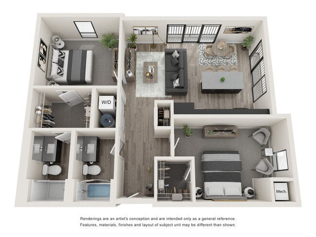 Floorplan - The Abbey Townhomes and Flats