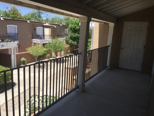 Balcony with storage closet - 663 Bishops Lodge Rd