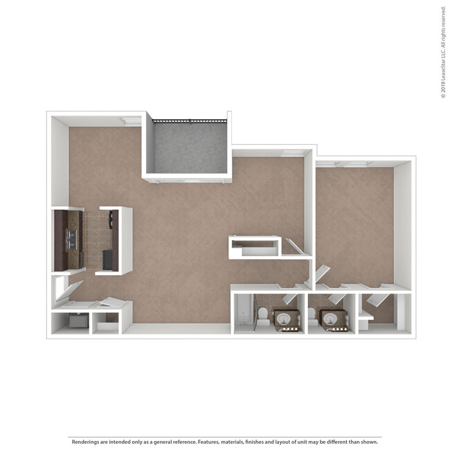 Floorplan - The Habitat Apartments