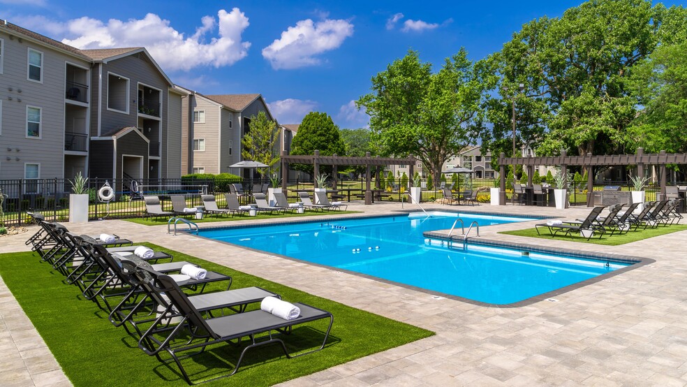 Ideal for both relaxation and social gatherings, our poolside amenities include grilling stations and ample seating. Enjoy a refreshing swim or unwind under the sun in this serene and inviting space, designed for ultimate comfort and enjoyment. - ONYX