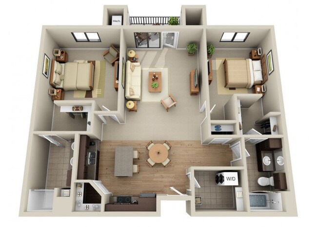 Floorplan - Dakota Commons Apartment Homes