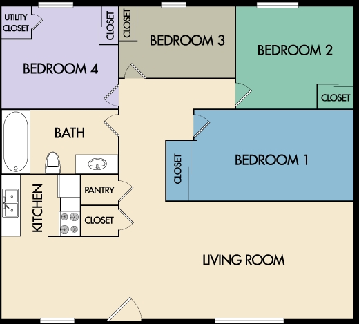 4BR/1BA - Casa Loma