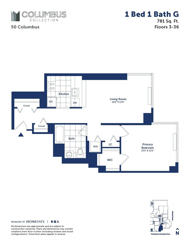 Floorplan - 50 Columbus