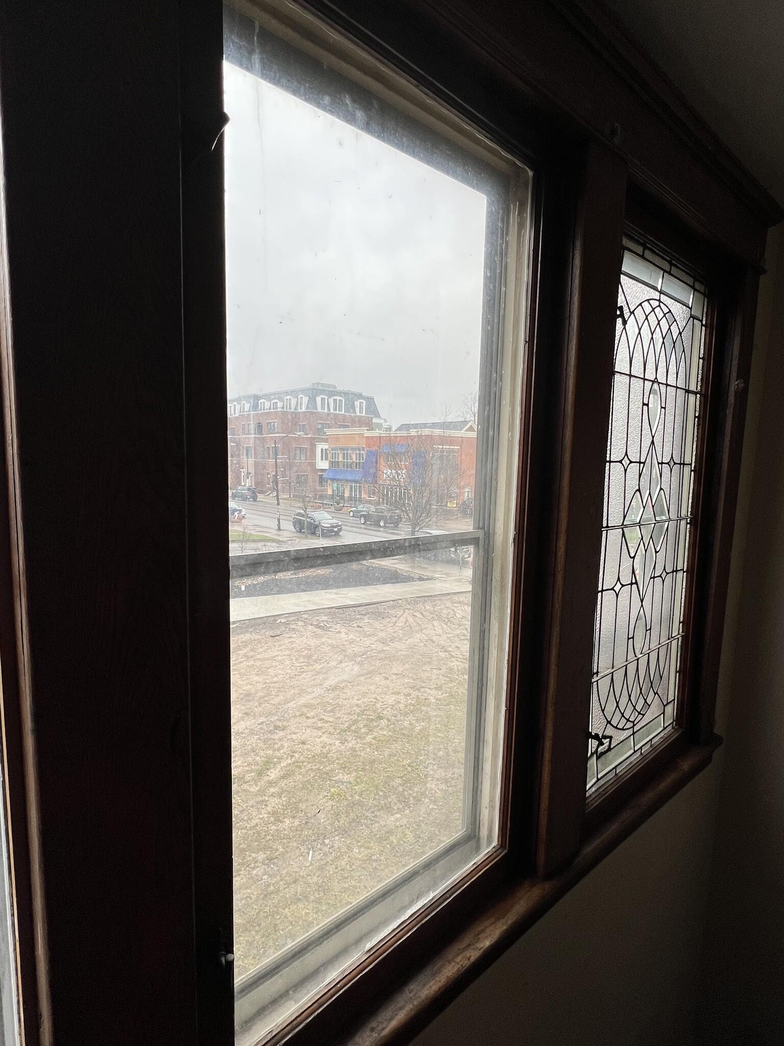 View of Elmwood from stairs - 1068 Elmwood Ave