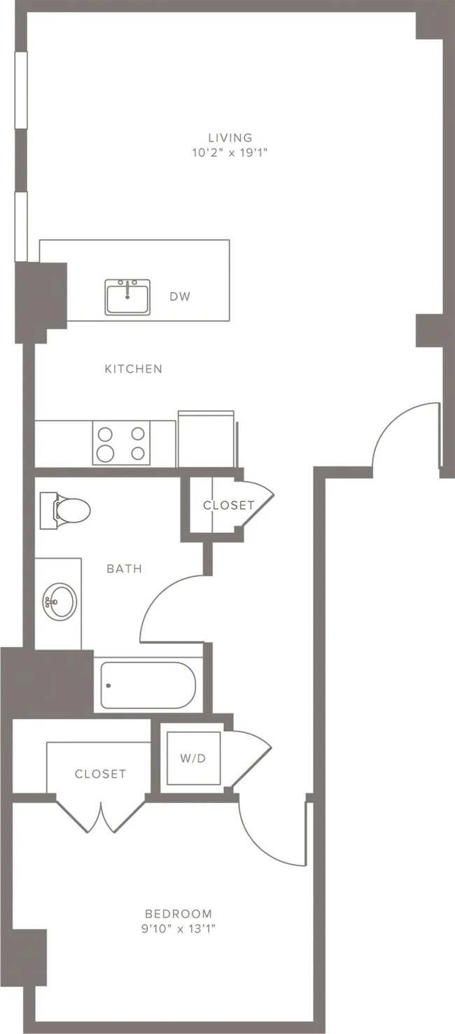 A07 1 bedroom - Modera Lofts