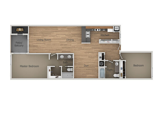 Floorplan - Aztec Springs Apartments