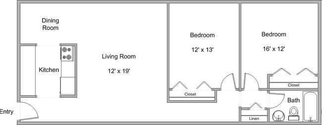 2BR/1BA - Georgetown Estates