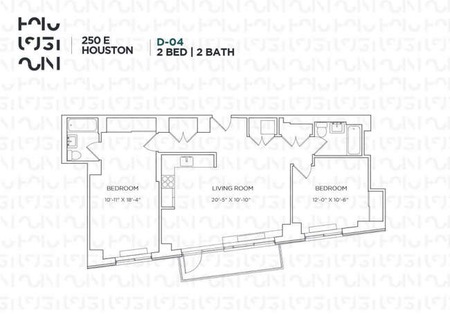 Floorplan - 250 E Houston