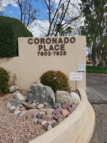 Main entrance to complex - 7615 E Callisto Cir