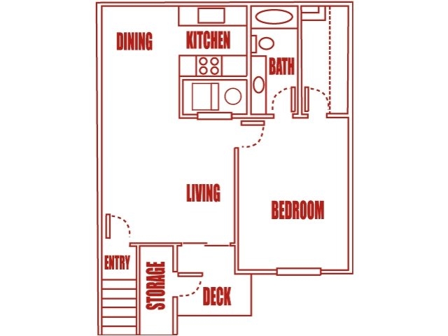 1BR/1BA - Lincoln Park Apartments