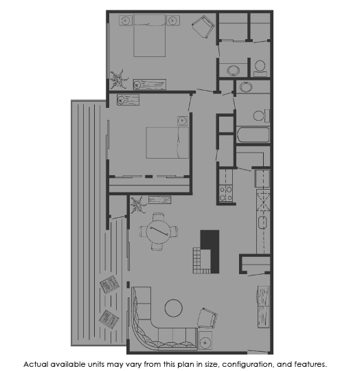 Floorplan - Latvian Village Apartments