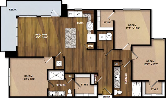 Floorplan - The Landing at Centreport