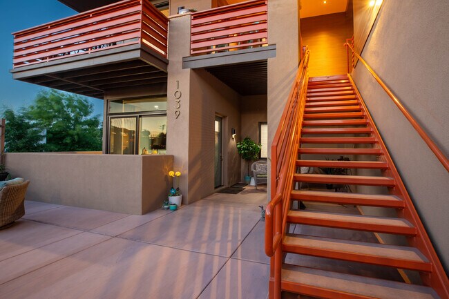 Stairs to Unit B - 1039 N Main St