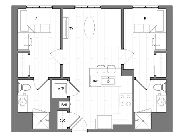 2x2 A - HERE Reno Student Apartments