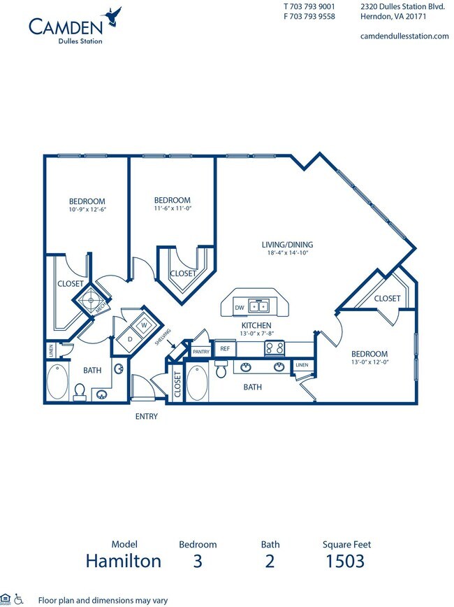 Floorplan - Camden Dulles Station