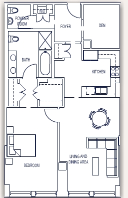 1BR/1.5BA - 1125 Maxwell Place