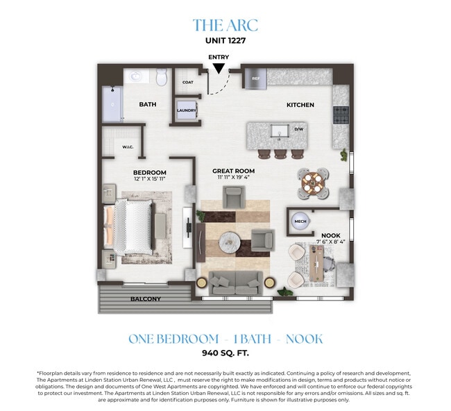 Floorplan - One West Apartments