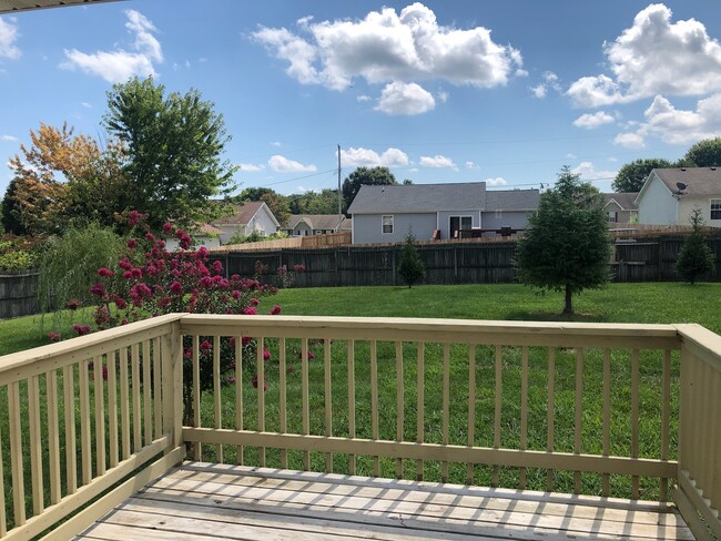 Extended deck with great back yard and privacy fence - 324 Atlantic Ave