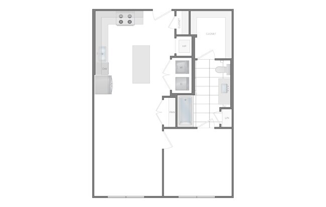A - 1 Bedroom / 1 Bathroom - Hanover Lakemont
