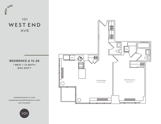 Floorplan - 101 West End Avenue