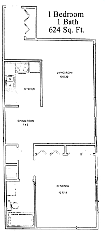 1BR/1BA - Crossroads at Southgreen