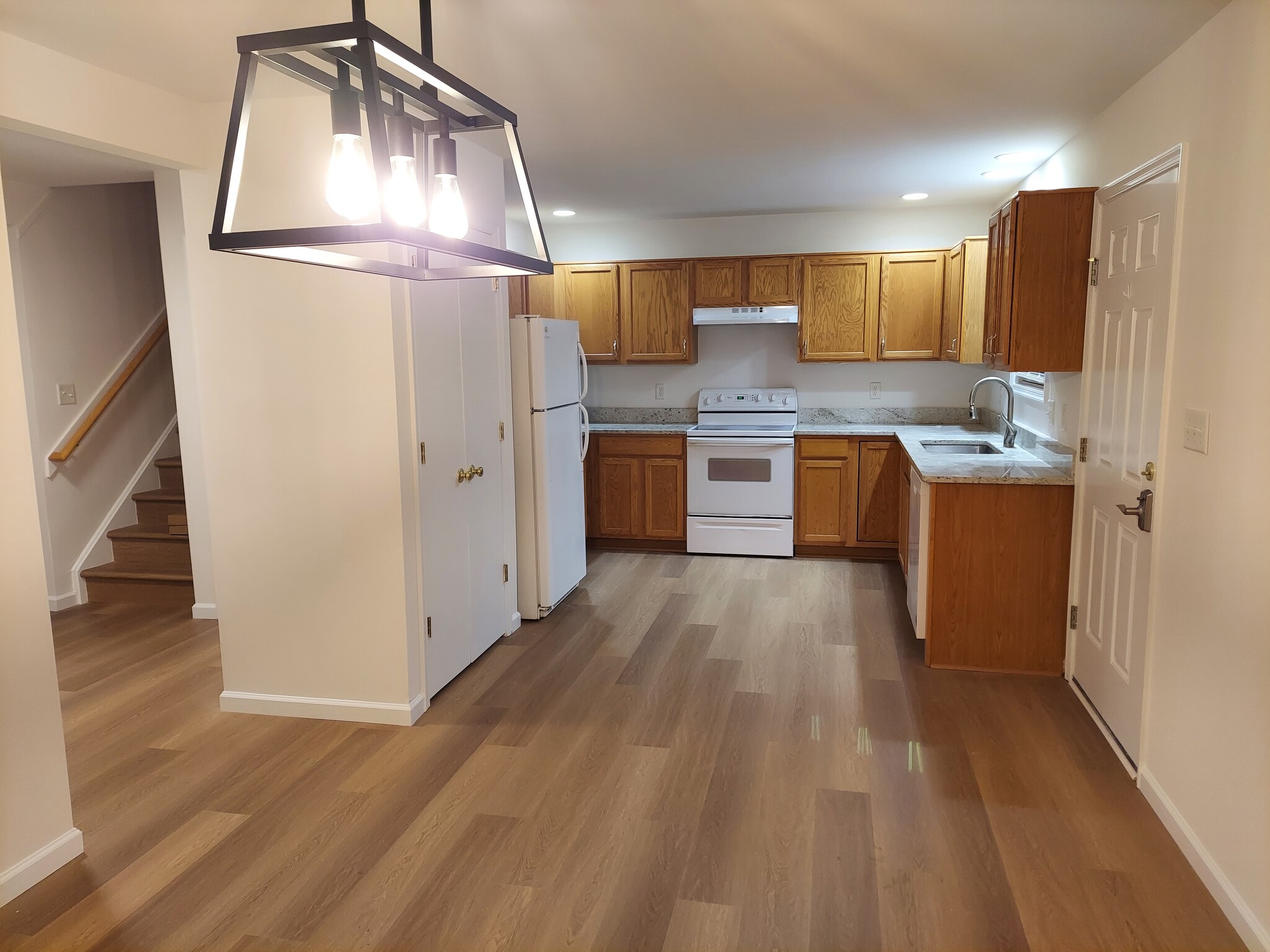 Kitchen offers large pantry, fridge, range, and dishwasher - 340 W German St
