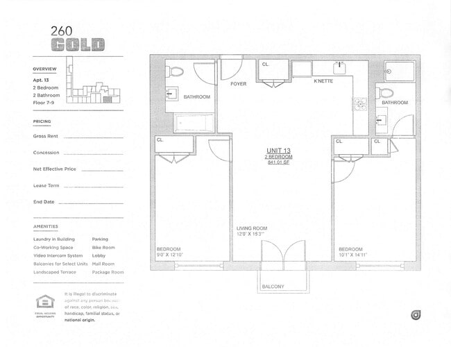 Floorplan - 260 Gold