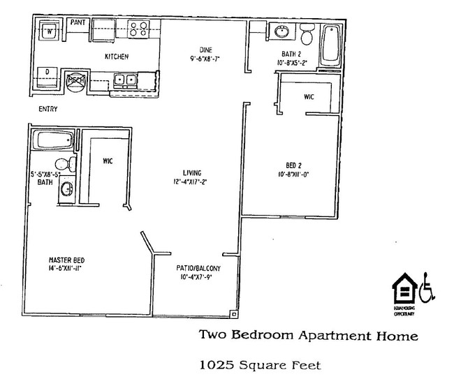 Floorplan - Fountainview Apartments