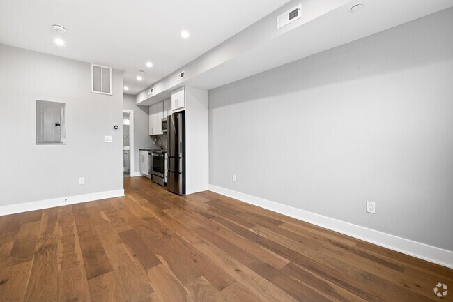 Studio - 655 SF - Living Room - 3315 11th St NW