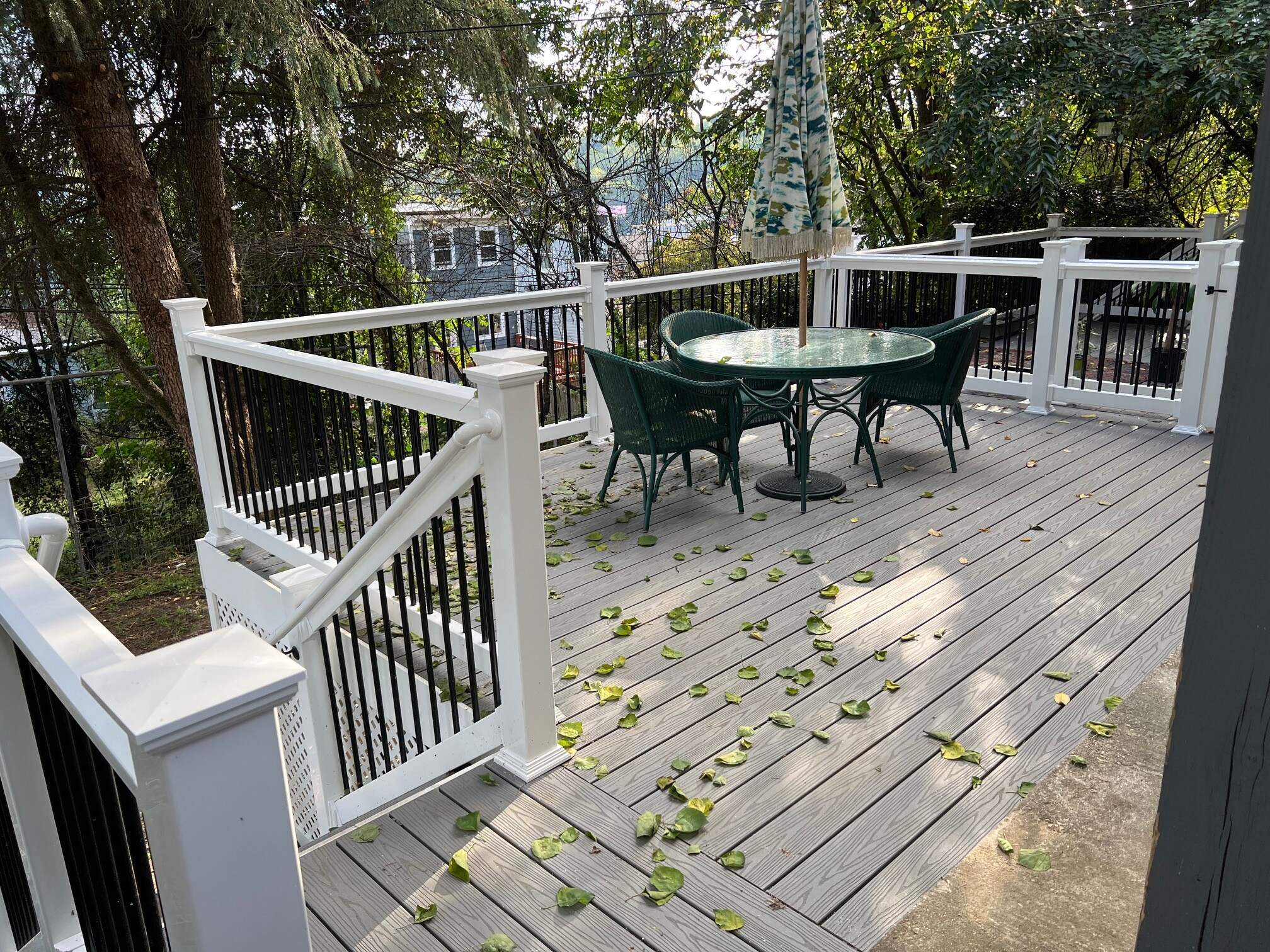 Rear deck - 1419 Morling Ave