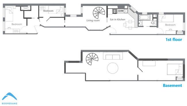 Floorplan - Stylish 3/4BD Apartments (+Rooftop&Backyard)