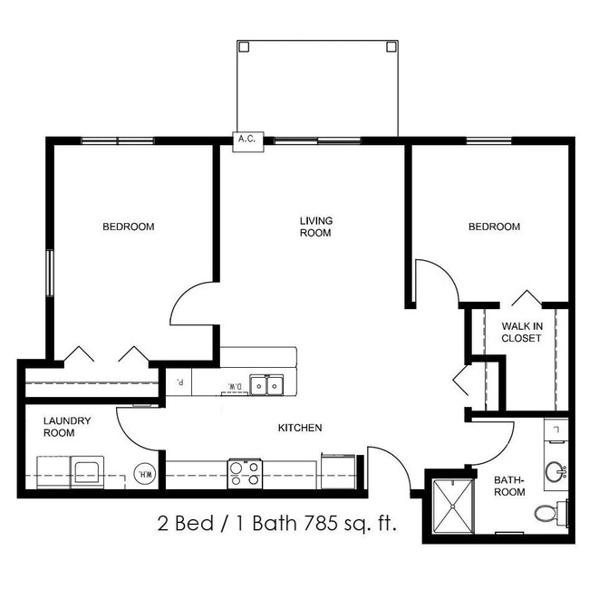 Floorplan - Gateway Apartments