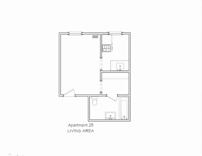 Floor Plan Apt 25 - Paramount of Prescott