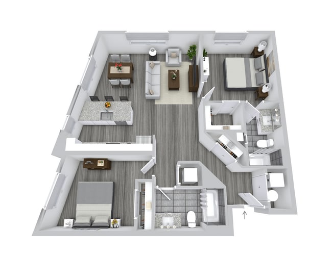 Floorplan - The Residences at Forest Glen