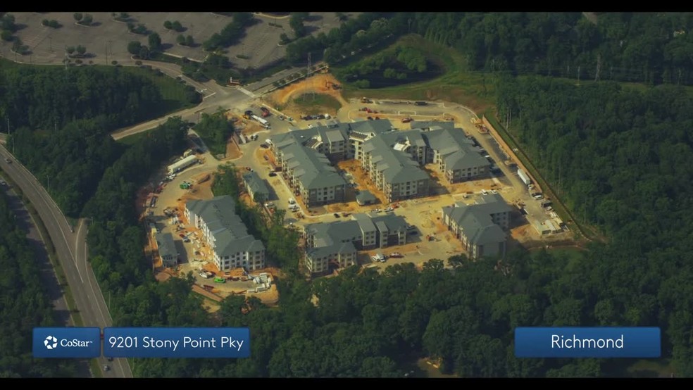 Aerial - James River at Stony Point