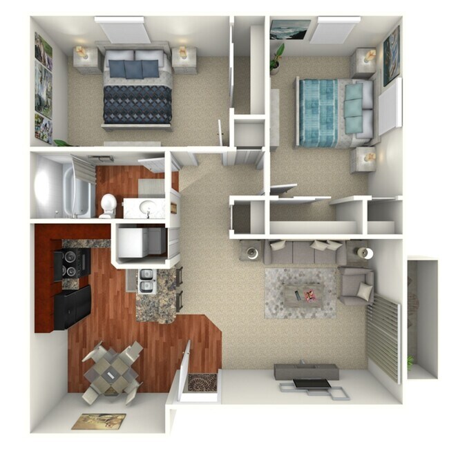 Floorplan - Aspen Pointe Apartments