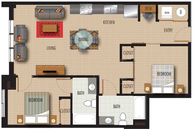 Floorplan - 100 East