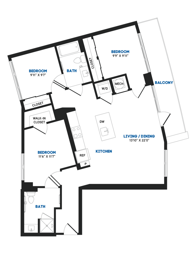 Floorplan - The Chase at Bryant Street