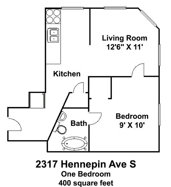 Floorplan - 2317 Hennepin Apartments