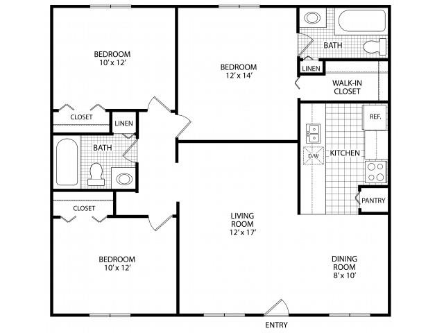 Floorplan - Chateau Nederland