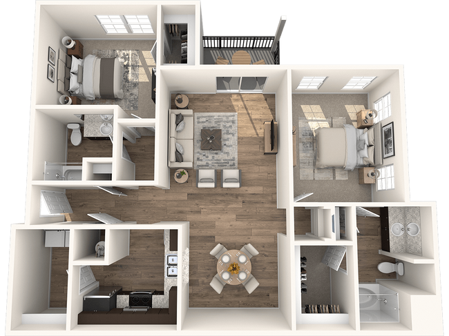 Floorplan - The Retreat at Arden Village Apartments