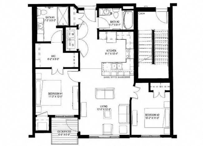 Floorplan - The Legends of Cottage Grove 55+ Apartments