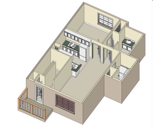 1BR/1BA - Morris Court II