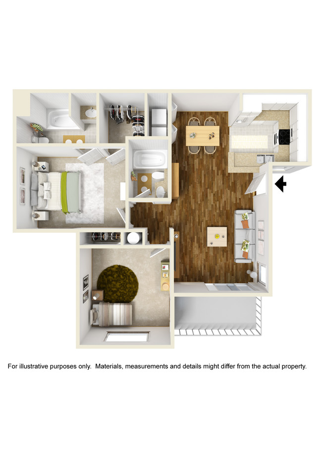 Floorplan - Atwood Apartments