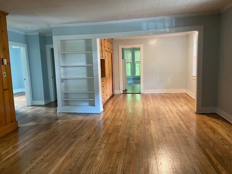 View from front door: living room/dining room. Living room, dining room, kitchen - 212 Westwood Dr